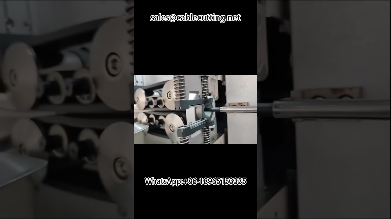 Stripping machine #harness Equipment #sheath line inside and outside the integrated stripping machin