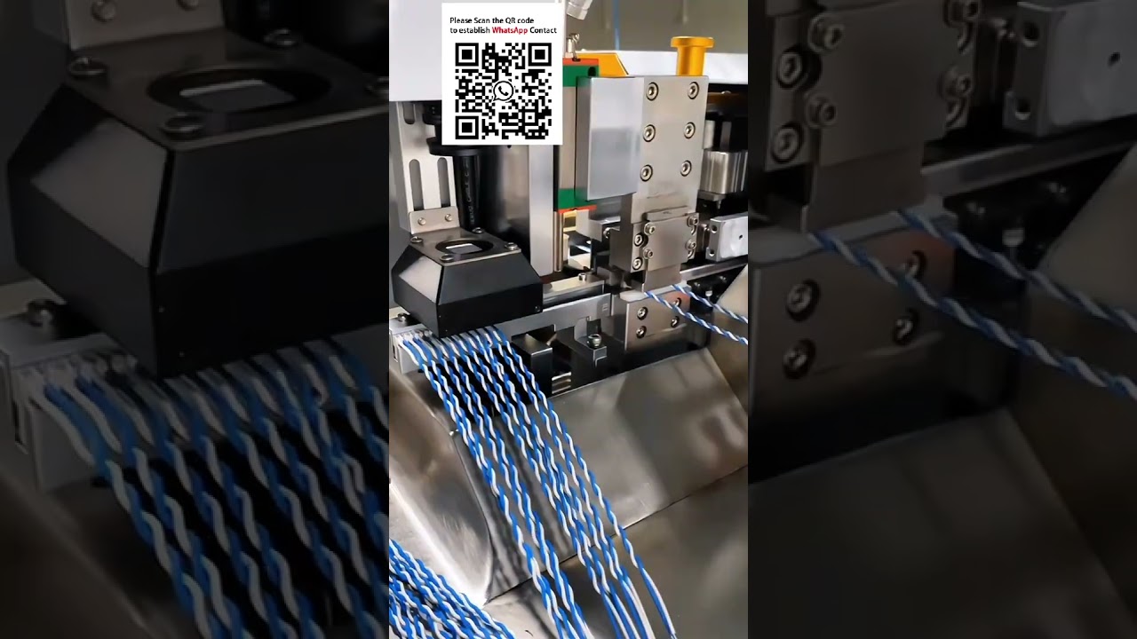 Fully Automatic IDC  Piercing Terminal Crimping Machine #Wire Harness Automation