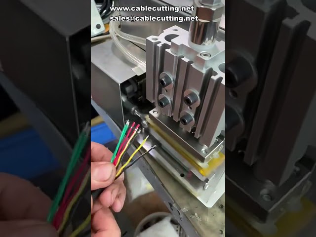Automatic straightening machine, twisted pair network cable multi core wire brush straightening mach